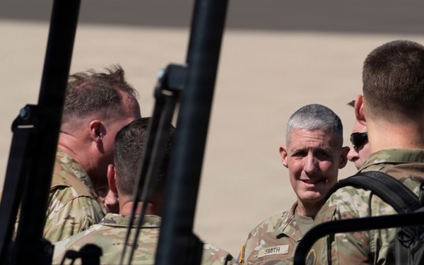 Lt. Gen. Stephen Smith visits Joint Task Force-Bravo