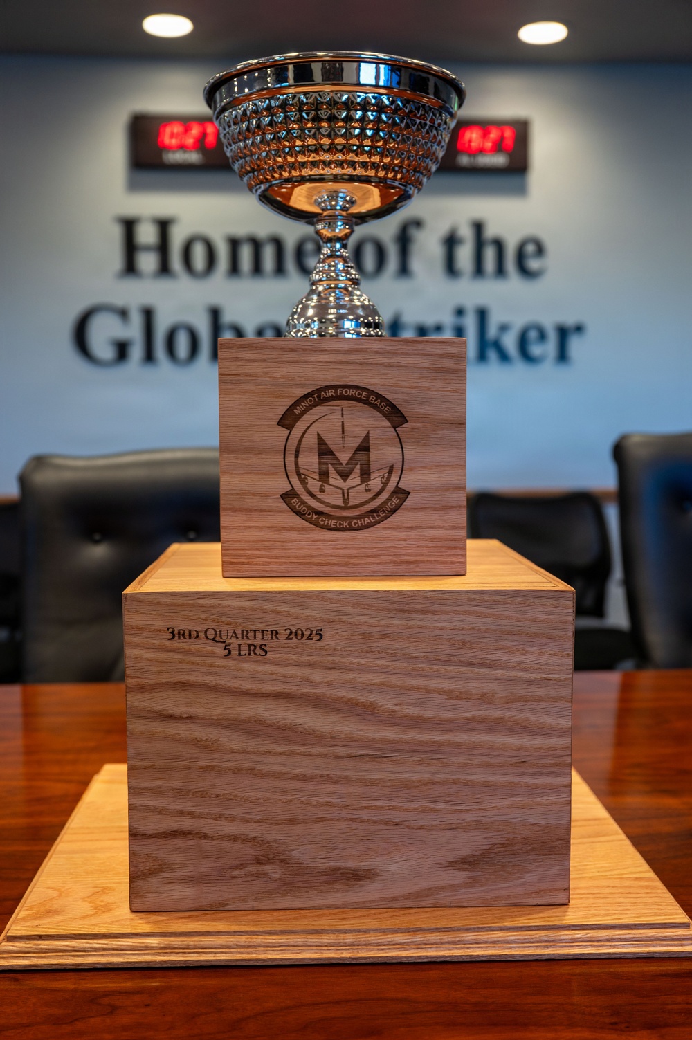Buddy Check Challenge Trophy Strengthens Wingman Culture at Minot AFB