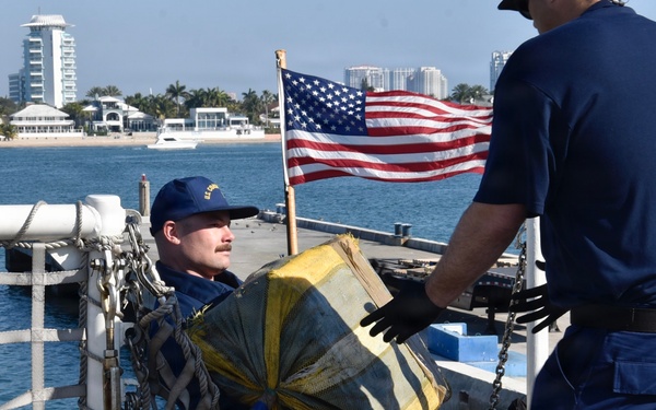 Coast Guard offloads over $133.5 million in illicit drugs interdicted in Eastern Pacific Ocean