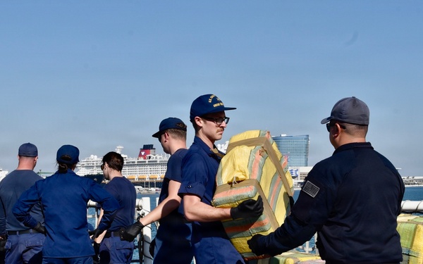 Coast Guard offloads over $133.5 million in illicit drugs interdicted in Eastern Pacific Ocean