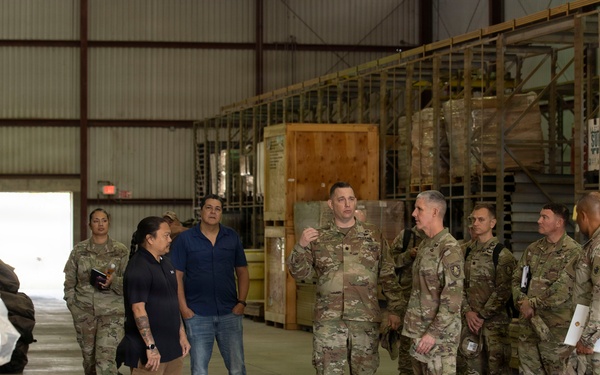 Lt. Gen. Stephen Smith visits Joint Task Force-Bravo