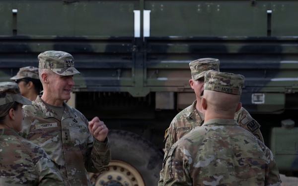 Lt. Gen. Stephen Smith visits Joint Task Force-Bravo