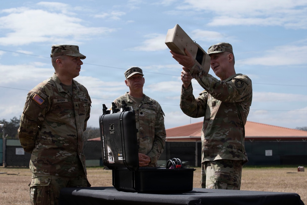 Lt. Gen. Stephen Smith visits Joint Task Force-Bravo