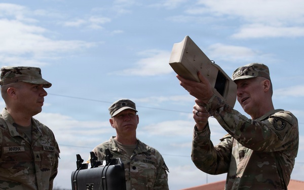 Lt. Gen. Stephen Smith visits Joint Task Force-Bravo