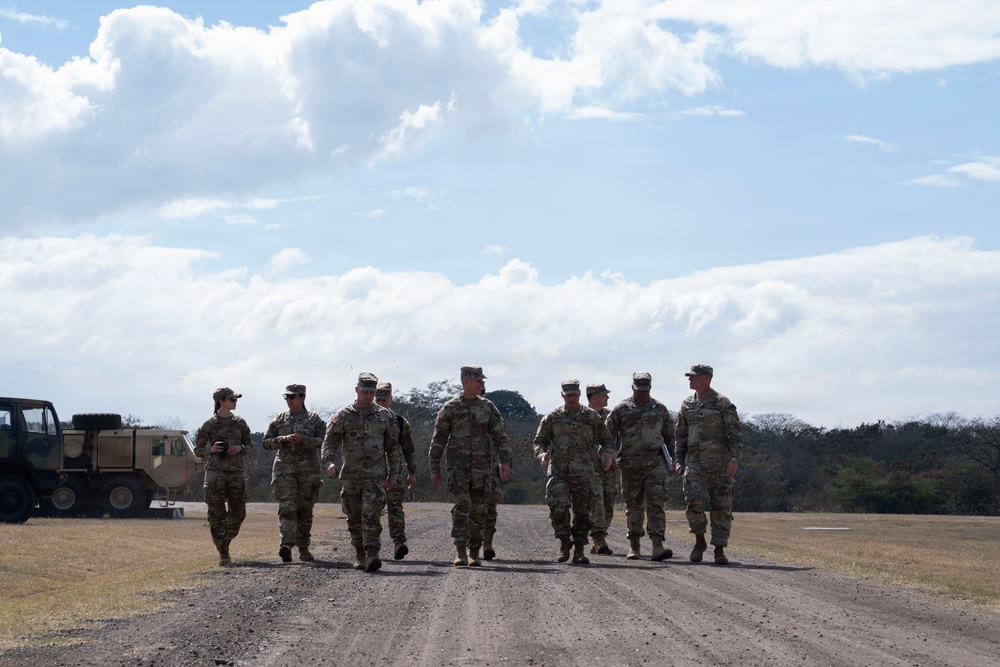 Lt. Gen. Stephen Smith visits Joint Task Force-Bravo