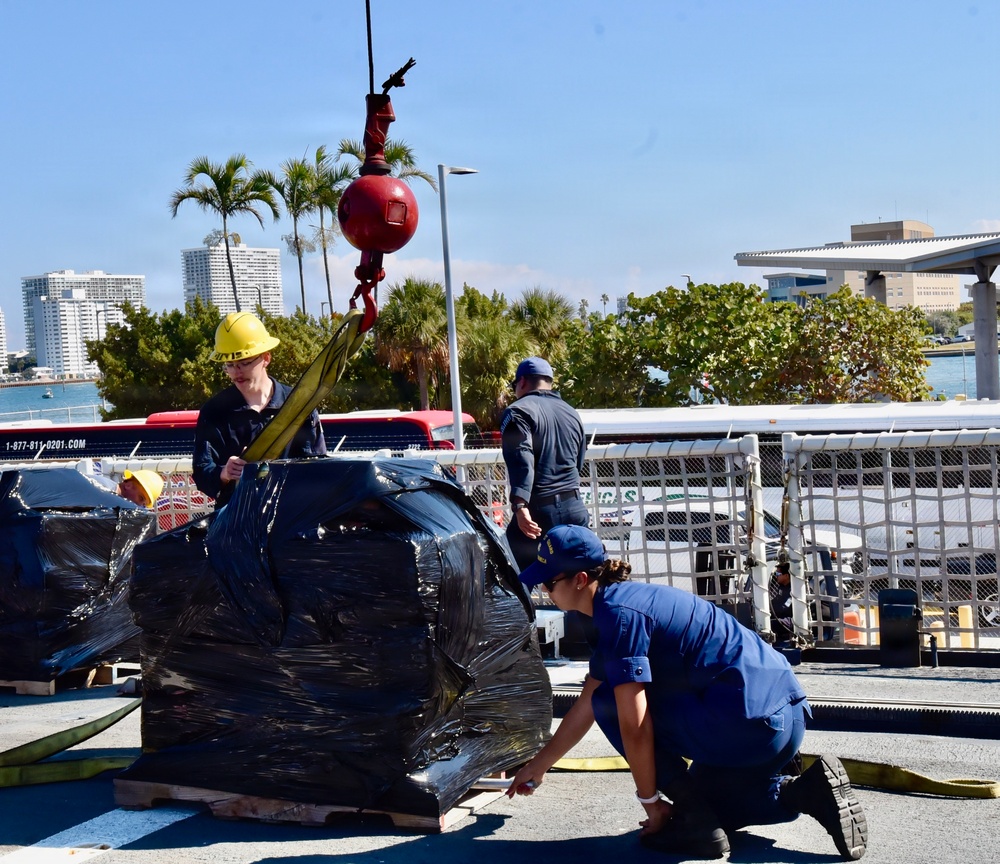 Coast Guard offloads over $133.5 million in illicit drugs interdicted in Eastern Pacific Ocean