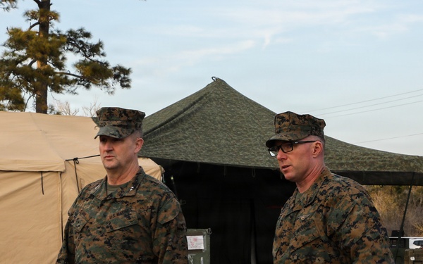 Maj. Gen. Clark visits 24th MEU During CERTEX