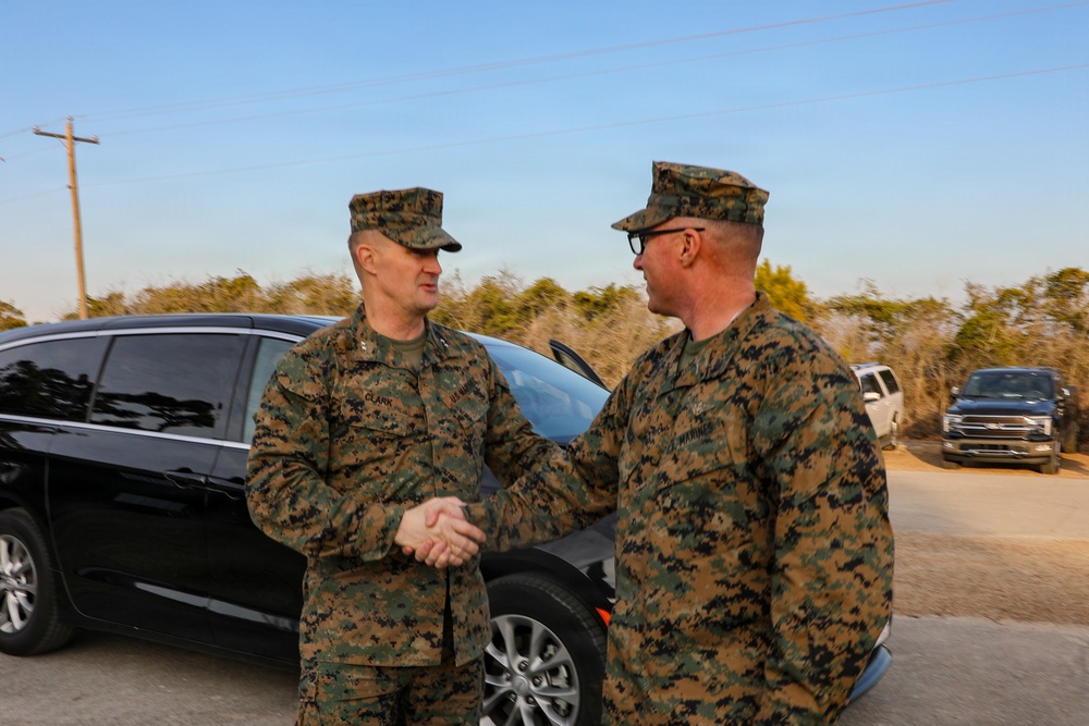 Maj. Gen. Clark visits 24th MEU During CERTEX