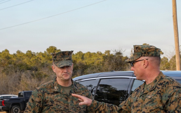 Maj. Gen. Clark visits 24th MEU During CERTEX