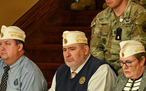 From Antarctica to the Bighorns, Wyoming Guard stories draw standing ovations at Capitol