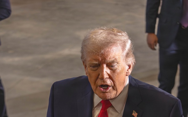 President Donald J. Trump and First Lady Melania Trump visit XVIII Airborne Corps