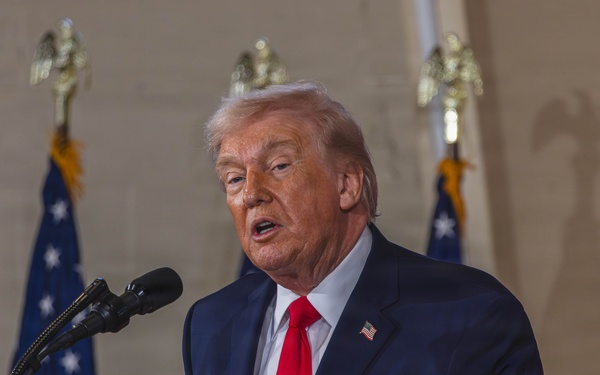 President Donald J. Trump and First Lady Melania Trump visit XVIII Airborne Corps