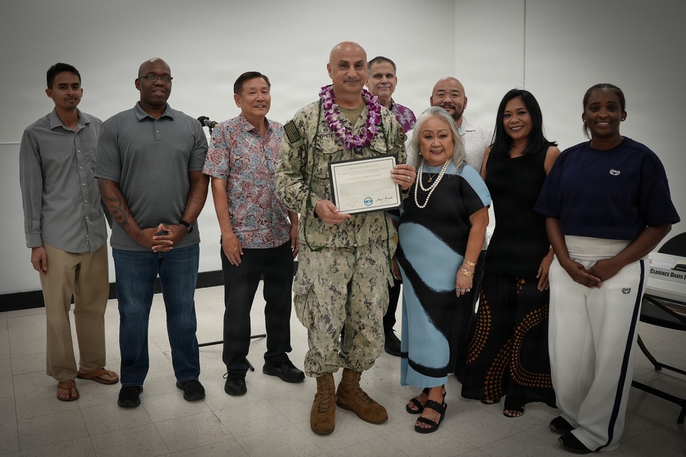 JBPHH Commander Recognized for 30 Years of Service and Community Support