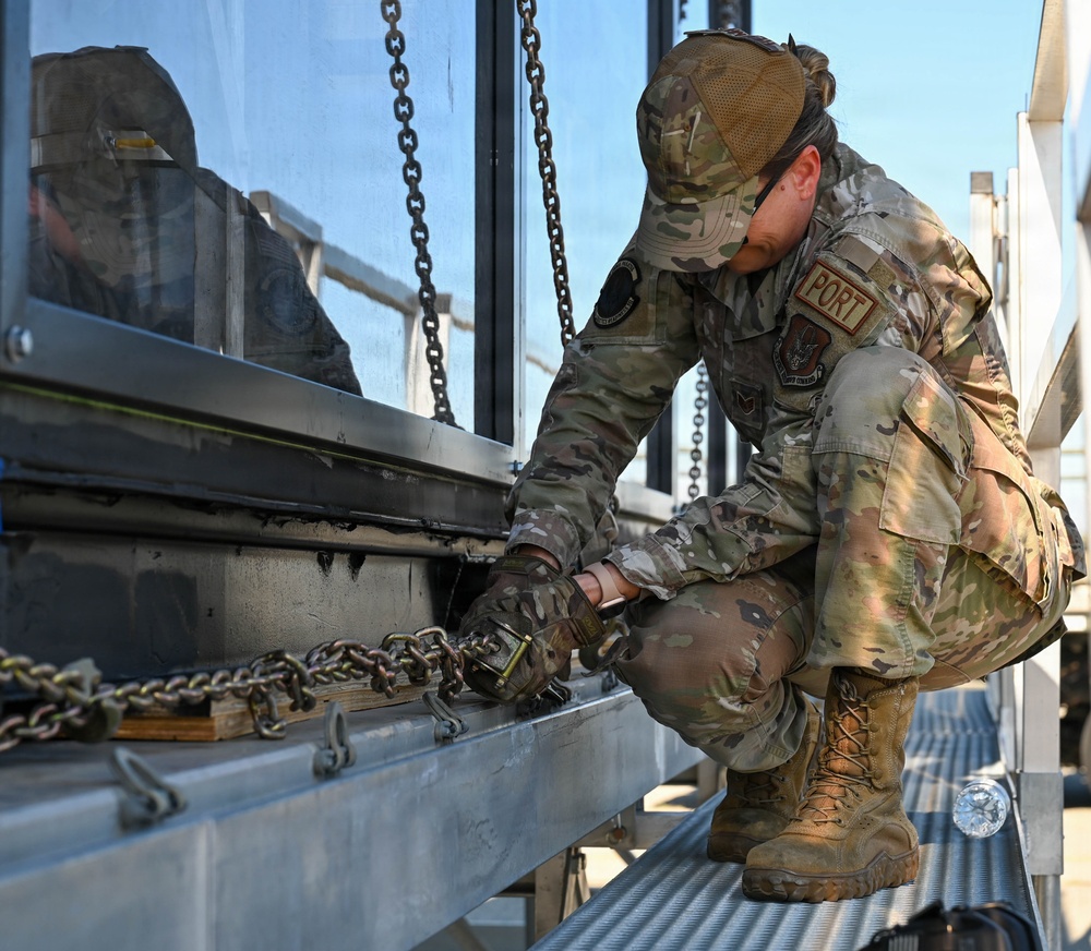 Air Force Supports Interagency Airlift of Containerized Nuclear Power System