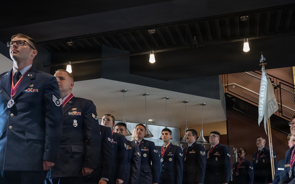 Airman Step Up to the Plate at Nationals Park ALS Graduation