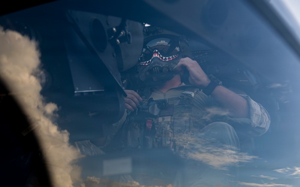 HH-60W Jolly Green IIs fly over Puerto Rico