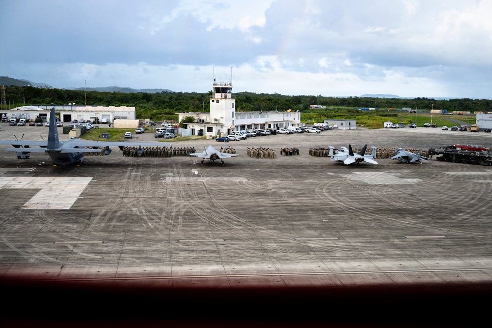HH-60W Jolly Green IIs fly over Puerto Rico