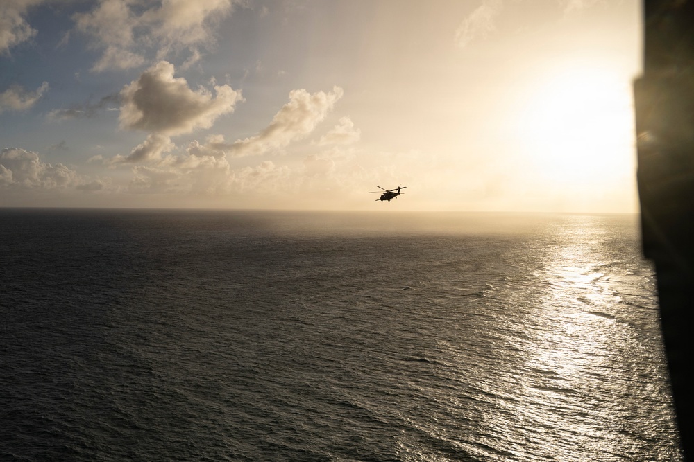 HH-60W Jolly Green IIs fly over Puerto Rico