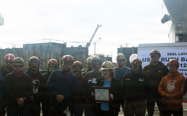 Keel Certified For MSC’s Newest Fleet Replenishment Oiler USNS Ruth Bader Ginsburg