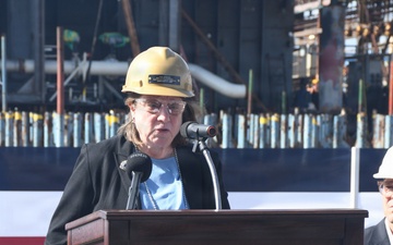 Keel Certified For MSC’s Newest Fleet Replenishment Oiler USNS Ruth Bader Ginsburg