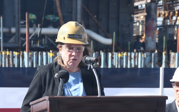 Keel Certified For MSC’s Newest Fleet Replenishment Oiler USNS Ruth Bader Ginsburg