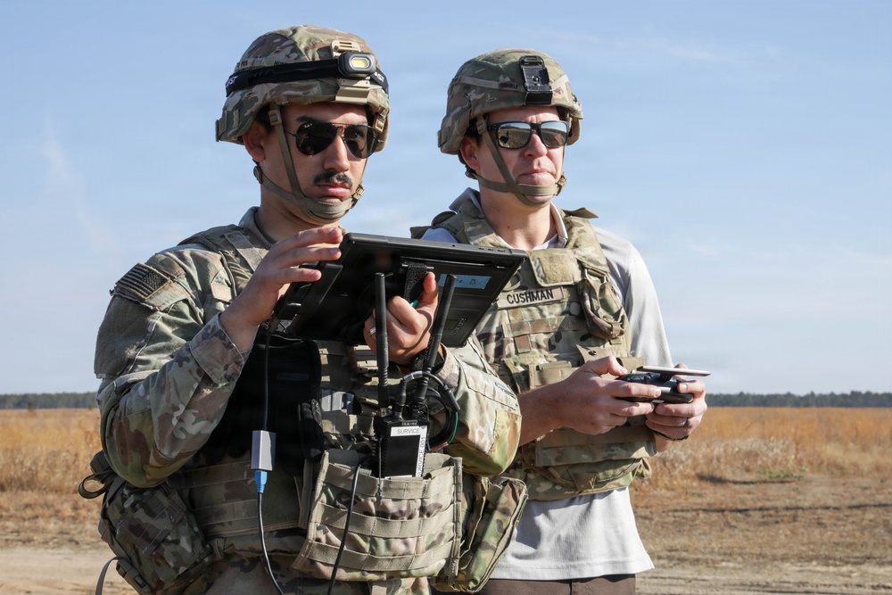 Spartan Brigade conducts platoon live fire operations with drone support