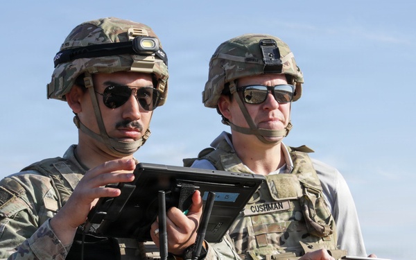 Spartan Brigade conducts platoon live fire operations with drone support