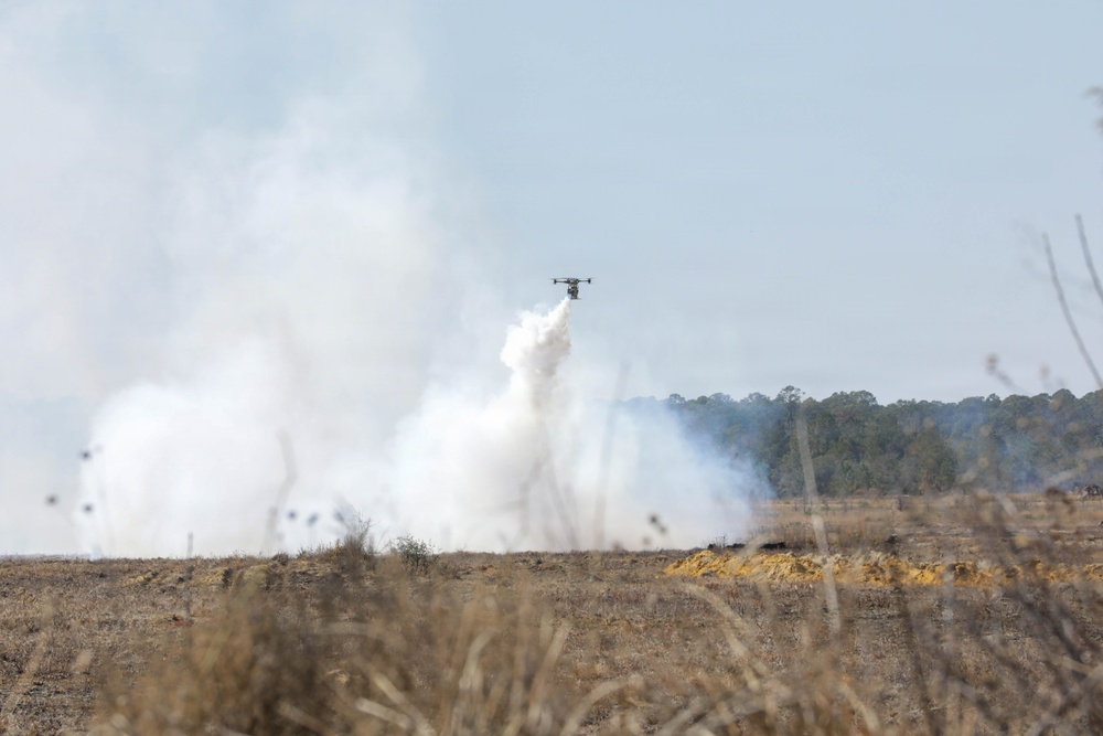 Spartan Brigade conducts platoon live-fire with drone support