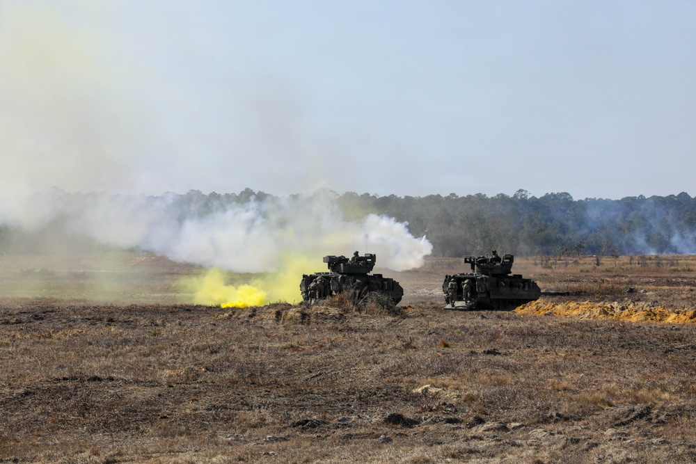 Spartan Brigade conducts platoon live-fire with drone support