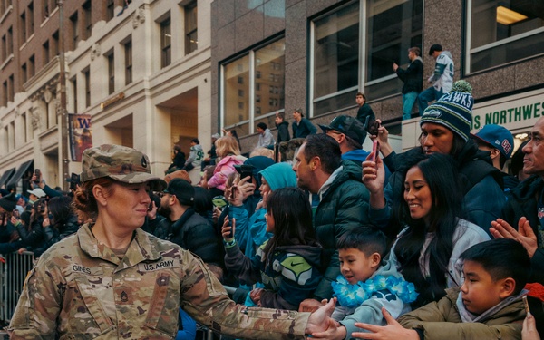 'We're The Best In The World!’' – Washington National Guard supports Seahawks Super Bowl celebration