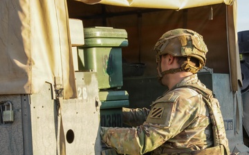 Culinary Specialist conduct feeding operations for dog faced Soldiers
