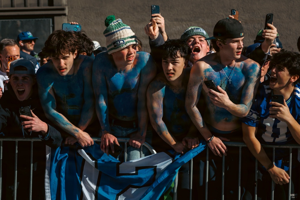 'We're The Best In The World!’' – Washington National Guard supports Seahawks Super Bowl celebration