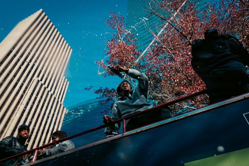 'We're The Best In The World!’' – Washington National Guard supports Seahawks Super Bowl celebration