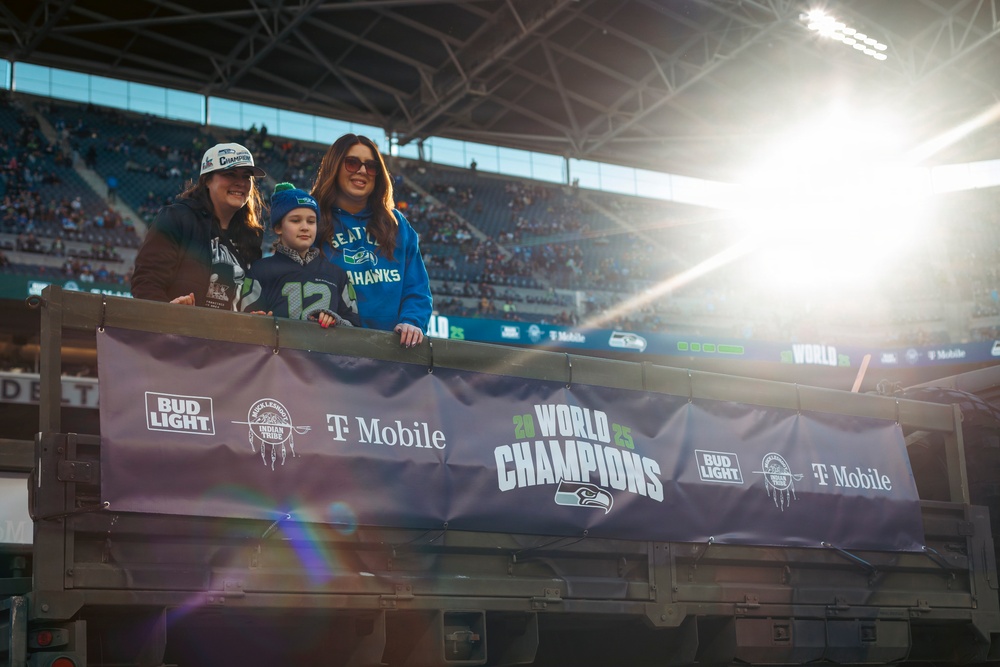 'We're The Best In The World!’' – Washington National Guard supports Seahawks Super Bowl celebration