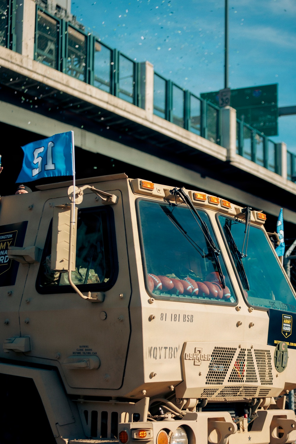 'We're The Best In The World!’' – Washington National Guard supports Seahawks Super Bowl celebration