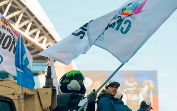 'We're The Best In The World!’' – Washington National Guard supports Seahawks Super Bowl celebration