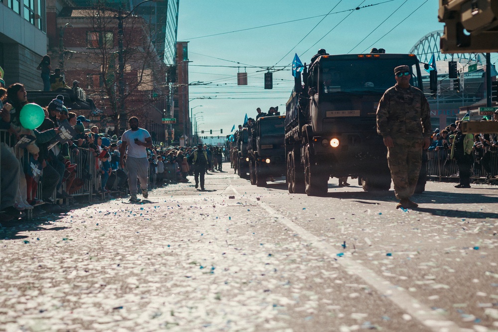 'We're The Best In The World!’' – Washington National Guard supports Seahawks Super Bowl celebration