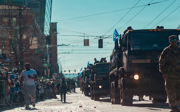 'We're The Best In The World!’' – Washington National Guard supports Seahawks Super Bowl celebration