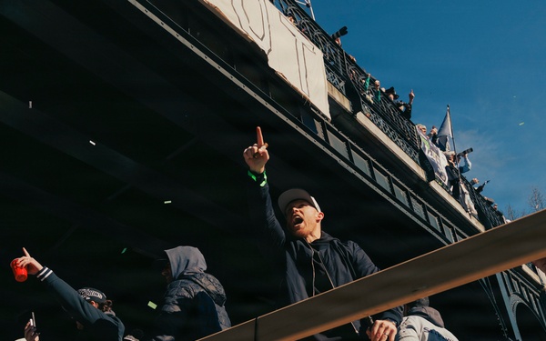 'We're The Best In The World!’' – Washington National Guard supports Seahawks Super Bowl celebration