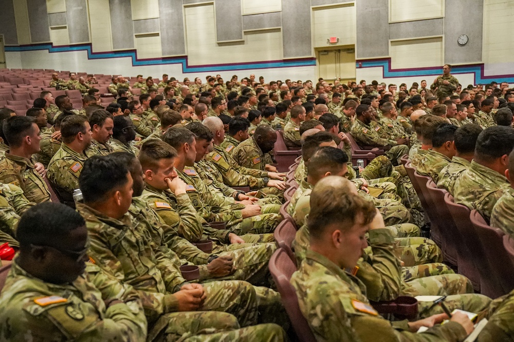 1-120th Infantry Soldiers Complete Soldier Readiness Processing at Fort Bliss