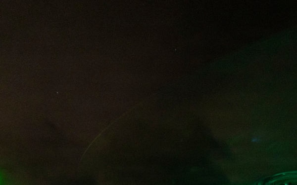 USS Dewey Night Flight