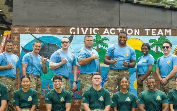 Civic Action Team Palau conducts transfer of authority ceremony