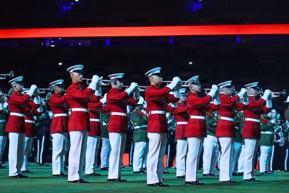 "The Commandant's Own" perform during the Royal Edinburgh Military Tattoo