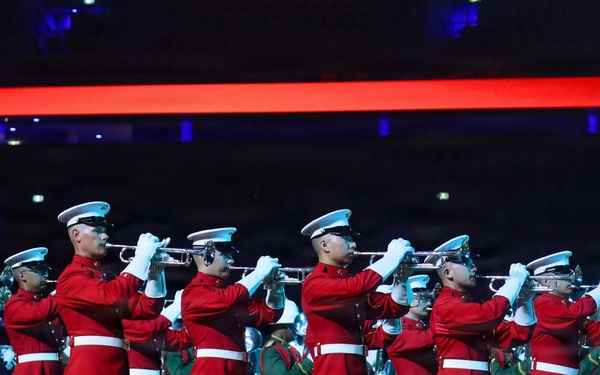 "The Commandant's Own" perform during the Royal Edinburgh Military Tattoo