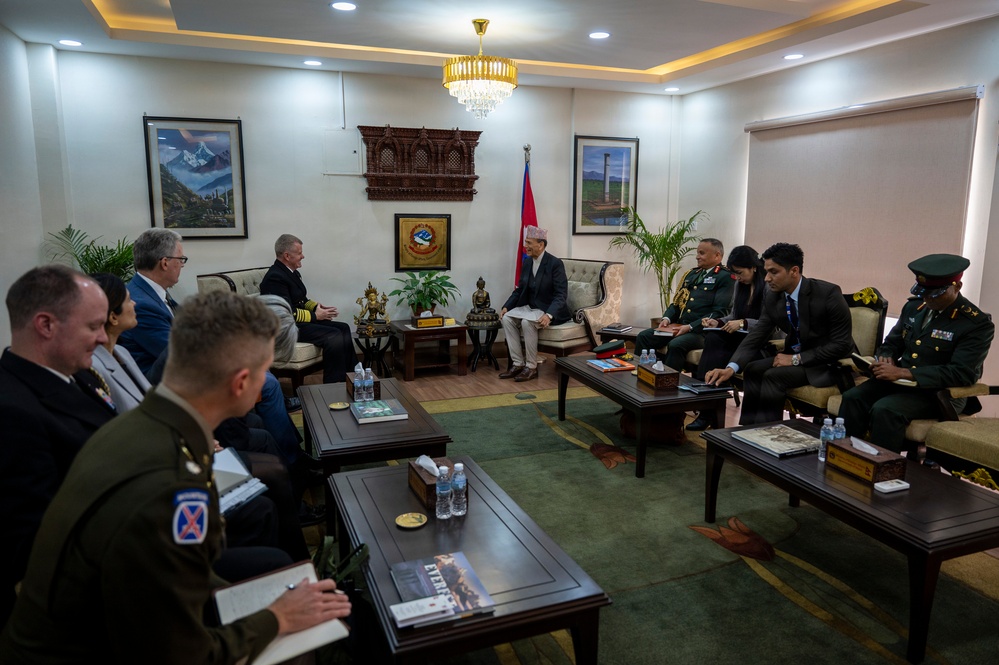 USINDOPACOM Commander visits Nepal