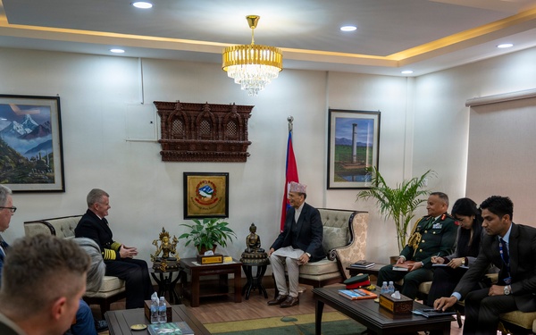 USINDOPACOM Commander visits Nepal