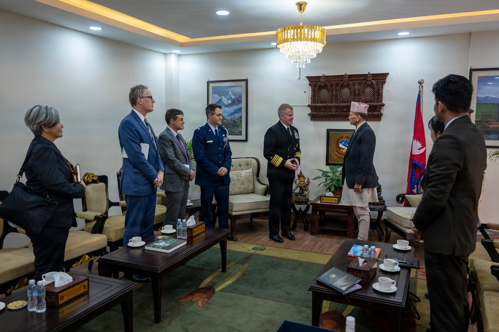 USINDOPACOM Commander visits Nepal