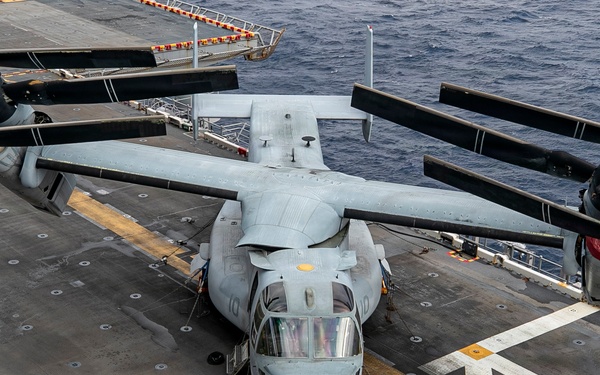 USS Tripoli Conducts Flight Quarters