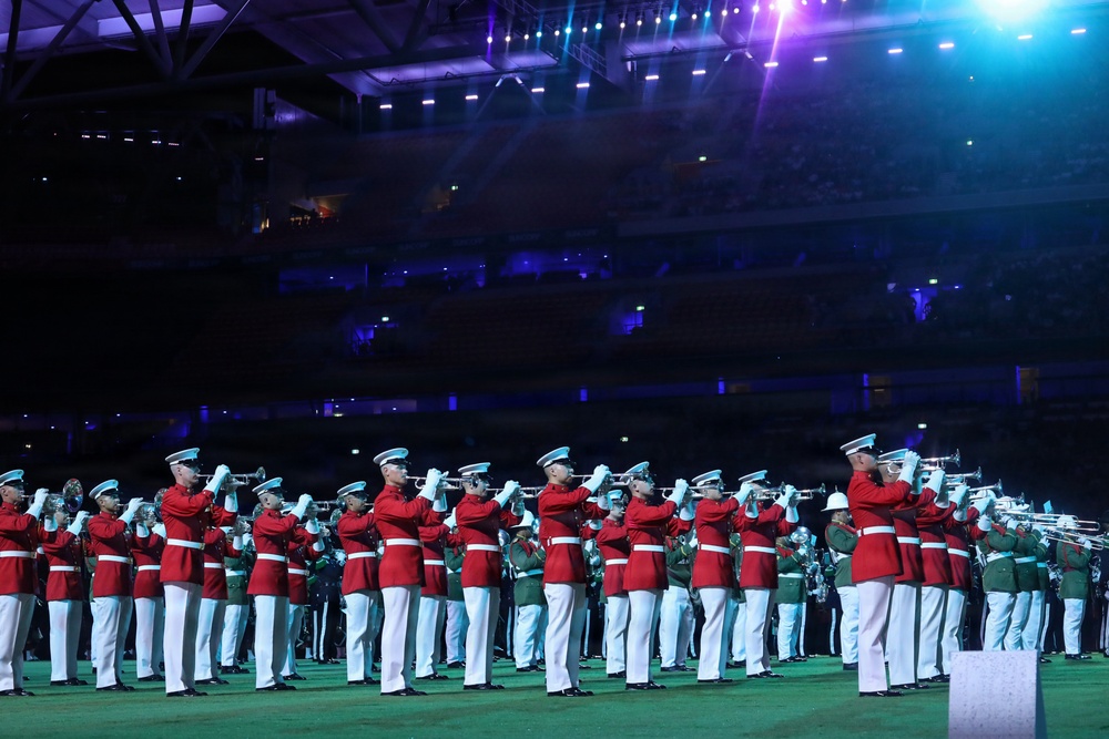 "The Commandant's Own" perform during the Royal Edinburgh Military Tattoo