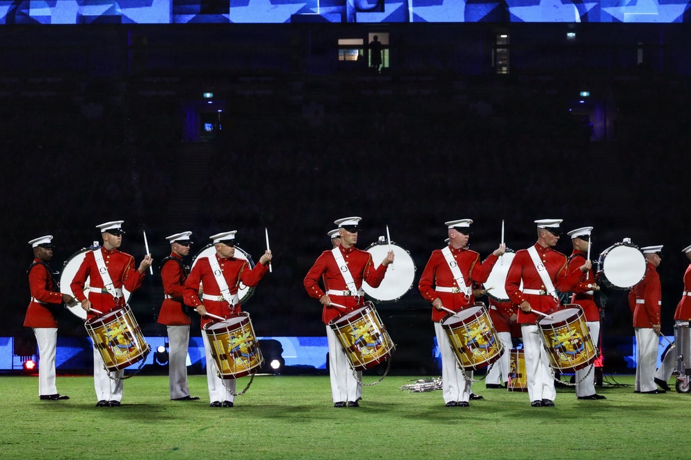 "The Commandant's Own" perform during the Royal Edinburgh Military Tattoo